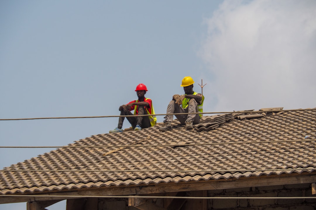 Chantier de construction au Bénin.